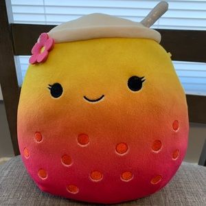 Squishmallow Bergit the boba 8” plush